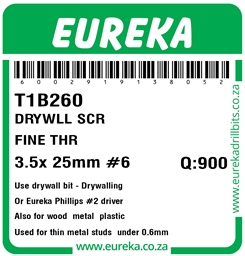 T1B260 - Drywall Screw -T1B260_Label_T